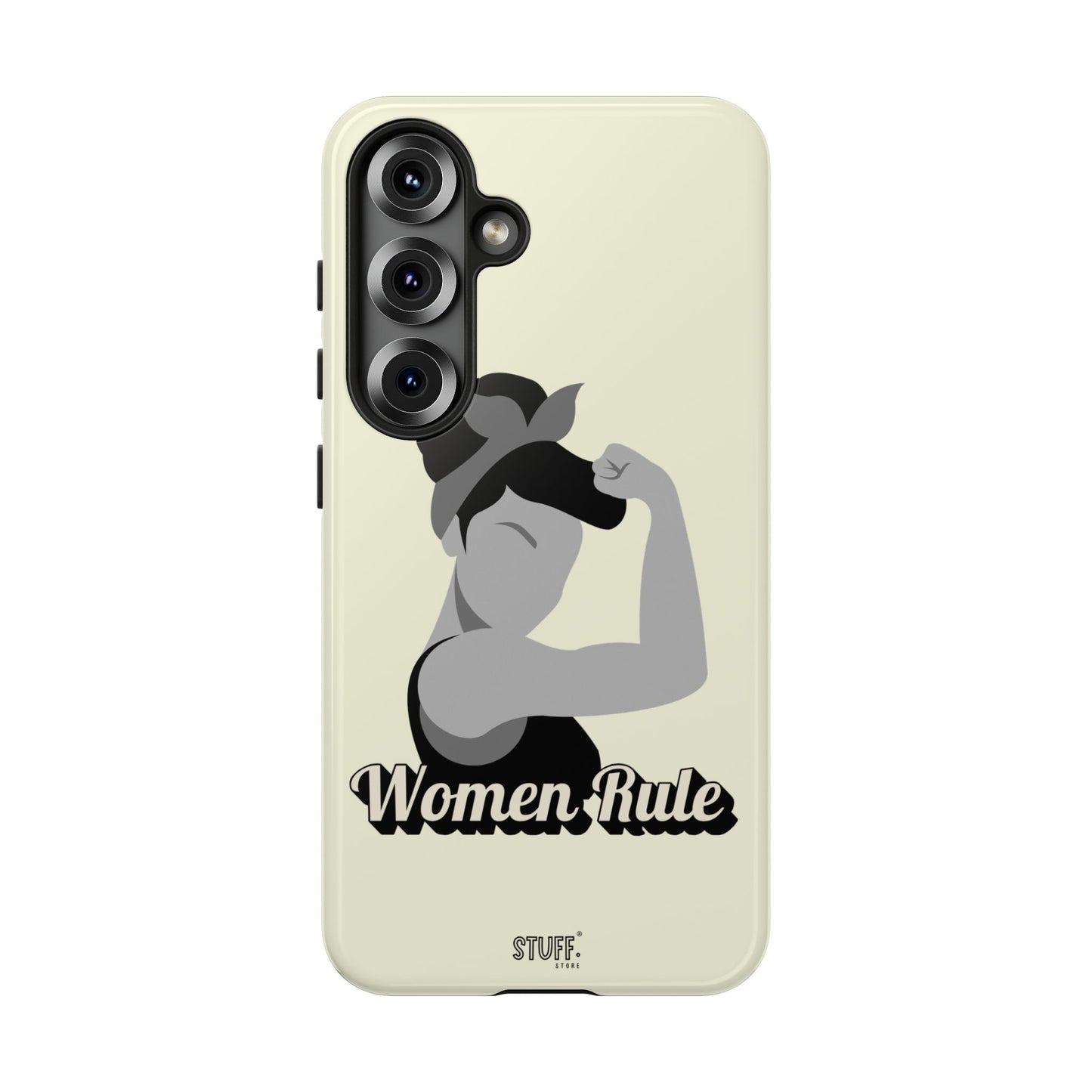 Women Rule Case | Coque résistante double protection avec Design Féministe inspirant