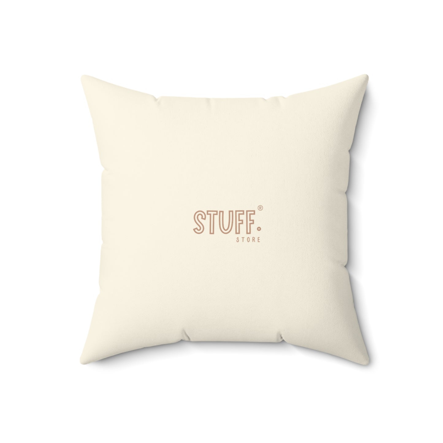 Coussin carré décoratif "Dream it" | Design rétro et phrase inspirante