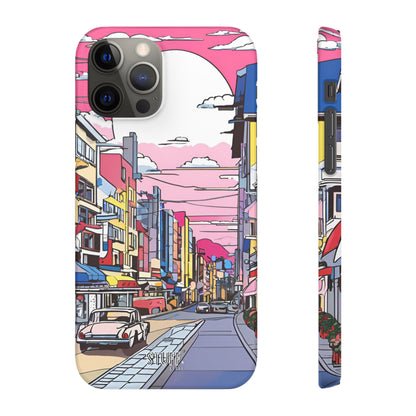 Pop Art Sunset | Coque snap légère et résistante inspiration Lichtenstein