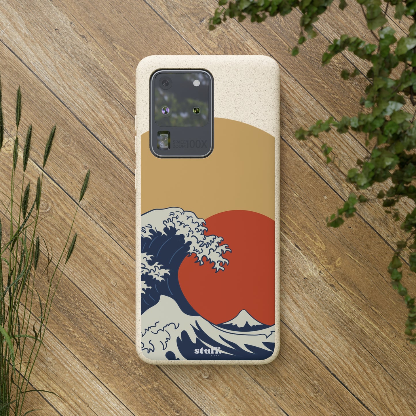 La Grande Vague | biodegradable shell in bamboo and bioplastic - inspired by Japanese art