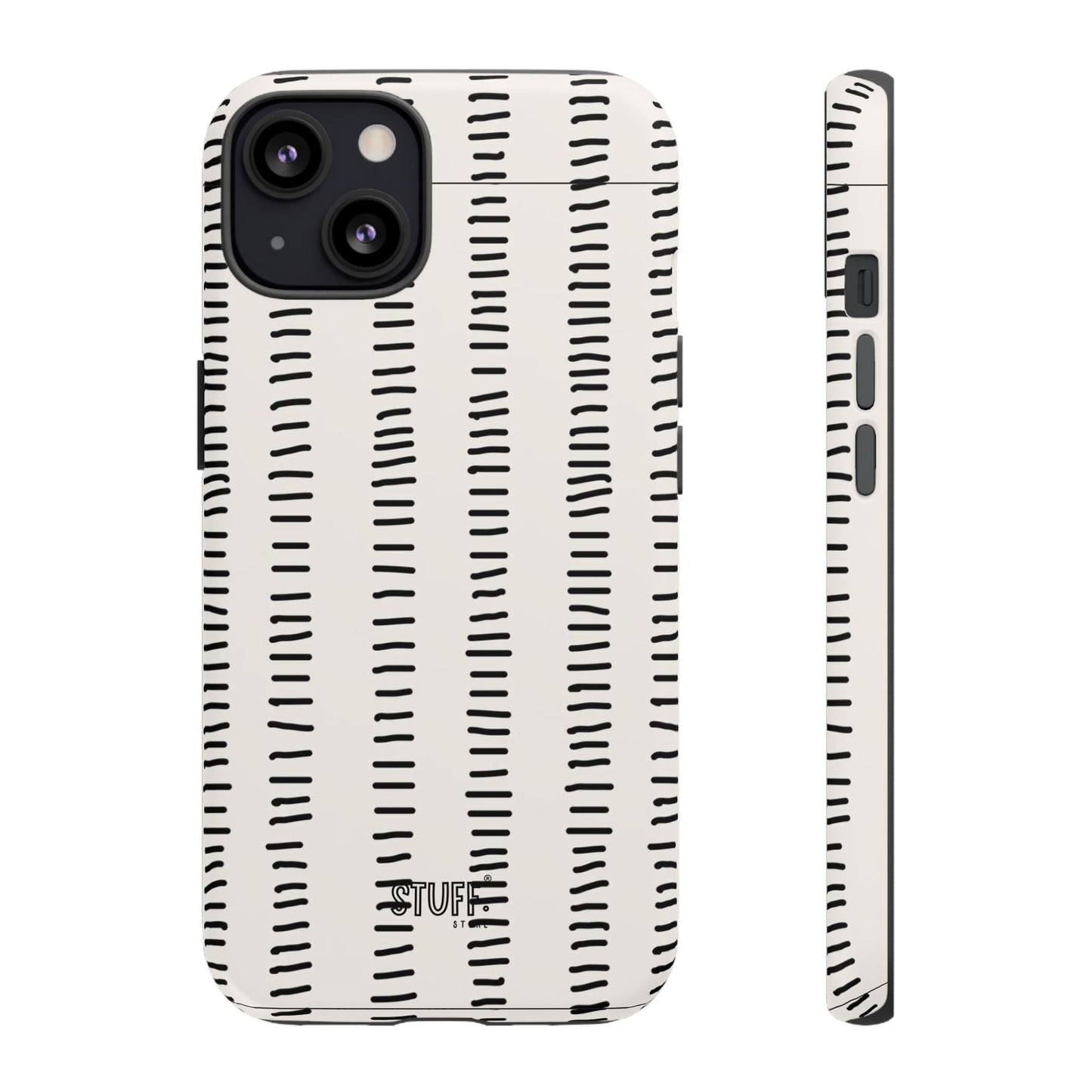 Striped Case | Coque résistante double protection antichoc - Design Minimaliste
