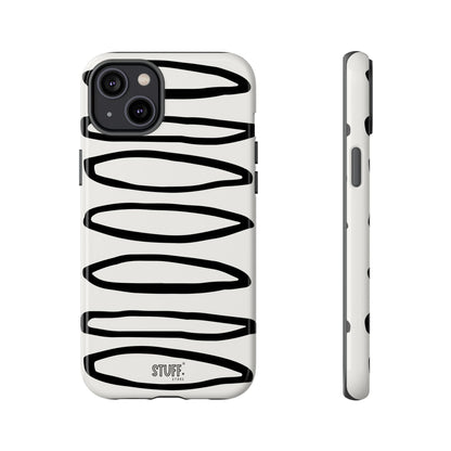 Loopy Case | Coque résistante double protection - Motif cercles abstraits