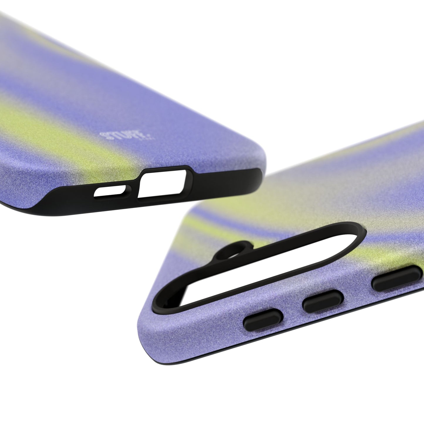 Vibrant Case | Coque résistante double protection anti-choc - Violet & Jaune
