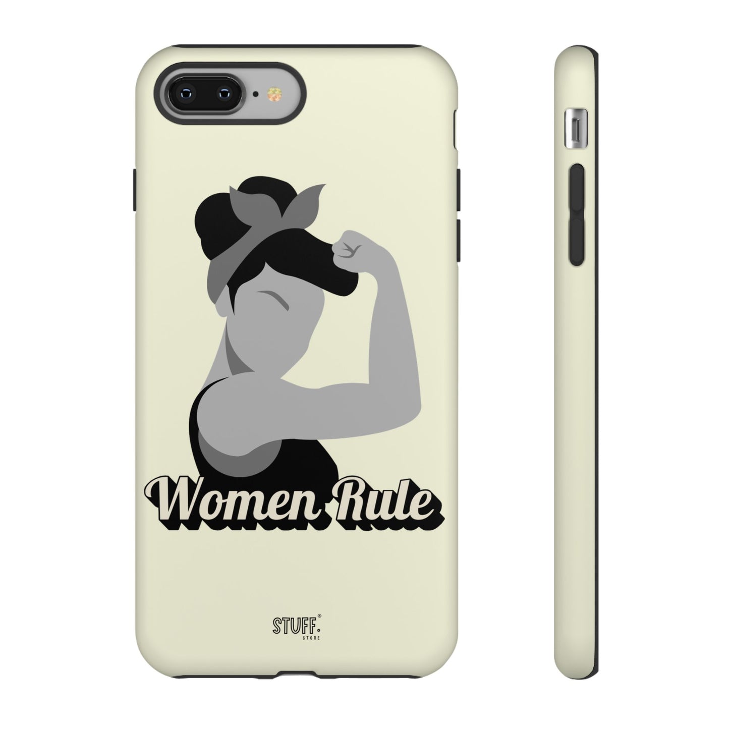Women Rule Case | Coque résistante double protection avec Design Féministe inspirant