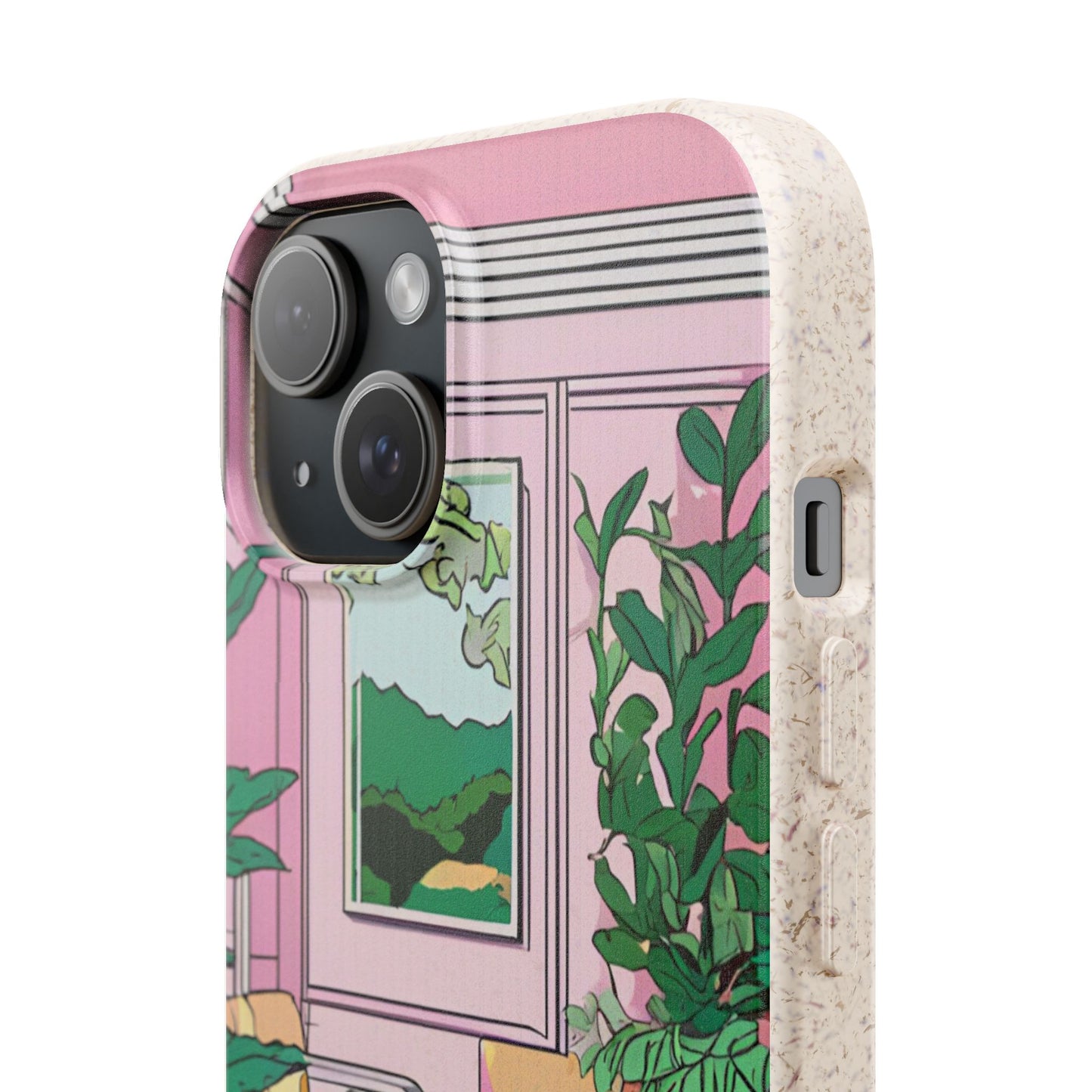 Plant Pop Case | Coque biodégradable en bambou et bioplastique avec design coloré | Parfait pour les amoureux des plantes - Avec emballage cadeau
