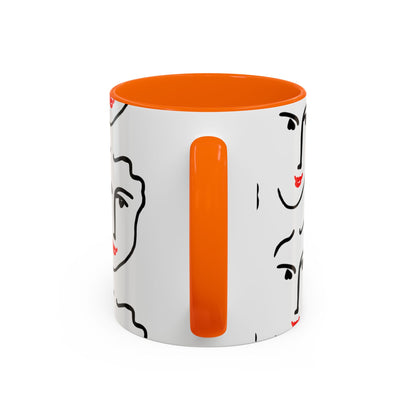 Nadia Cup | Mug bicolore inspiration Matisse – 330ml