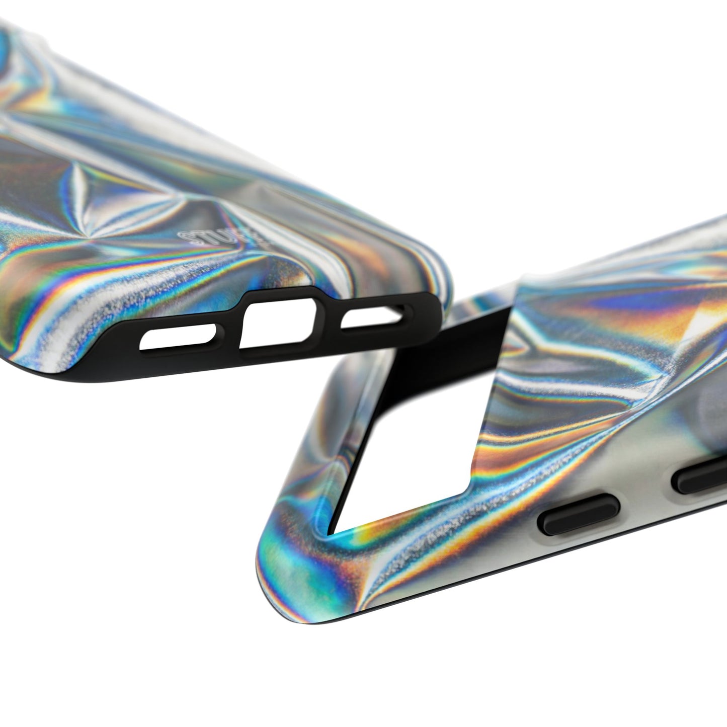 Metallic Case | Coque résistante double protection anti-choc - Effet Métallique