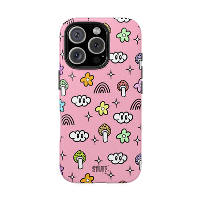 Pixie Case | Coque résistante double protection | Pixie Collection - Pink Matte Effect