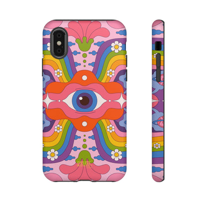 Psych Case | Coque résistante double protection avec Design Psychédélique coloré