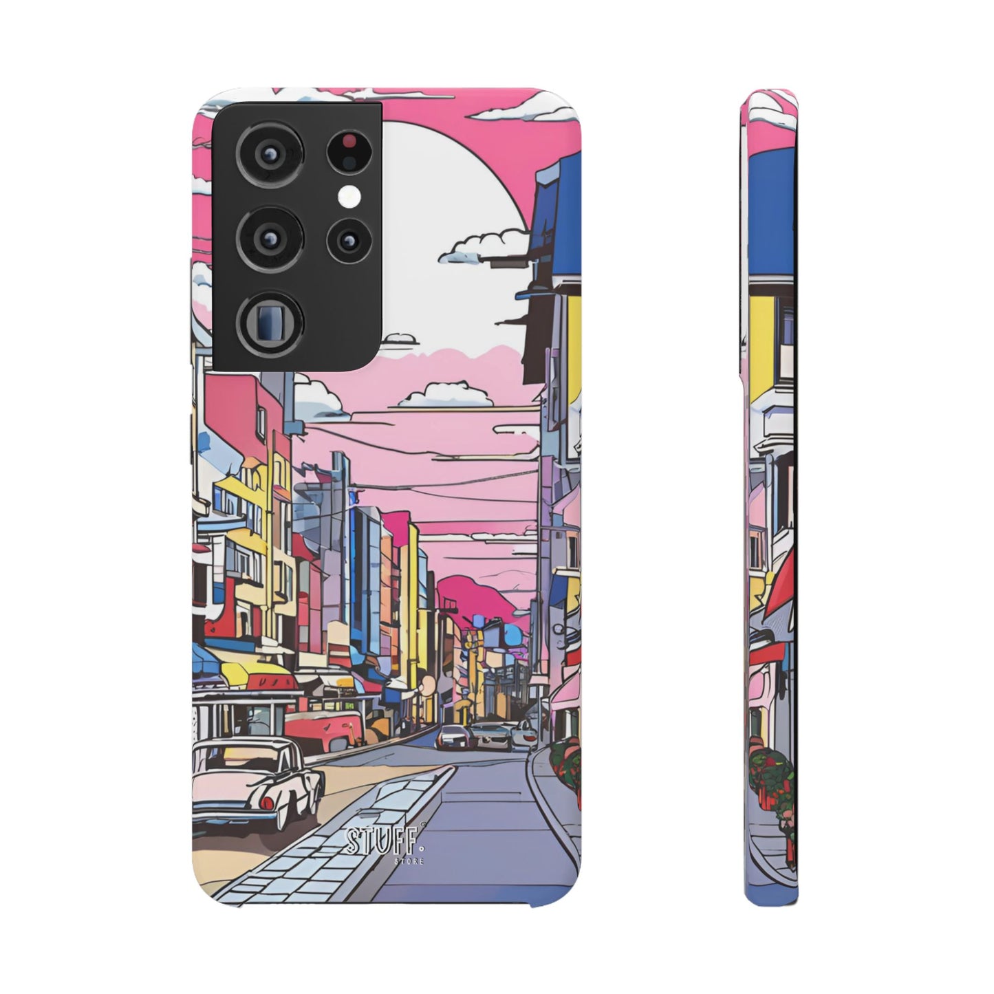 Pop Art Sunset | Coque snap légère et résistante inspiration Lichtenstein