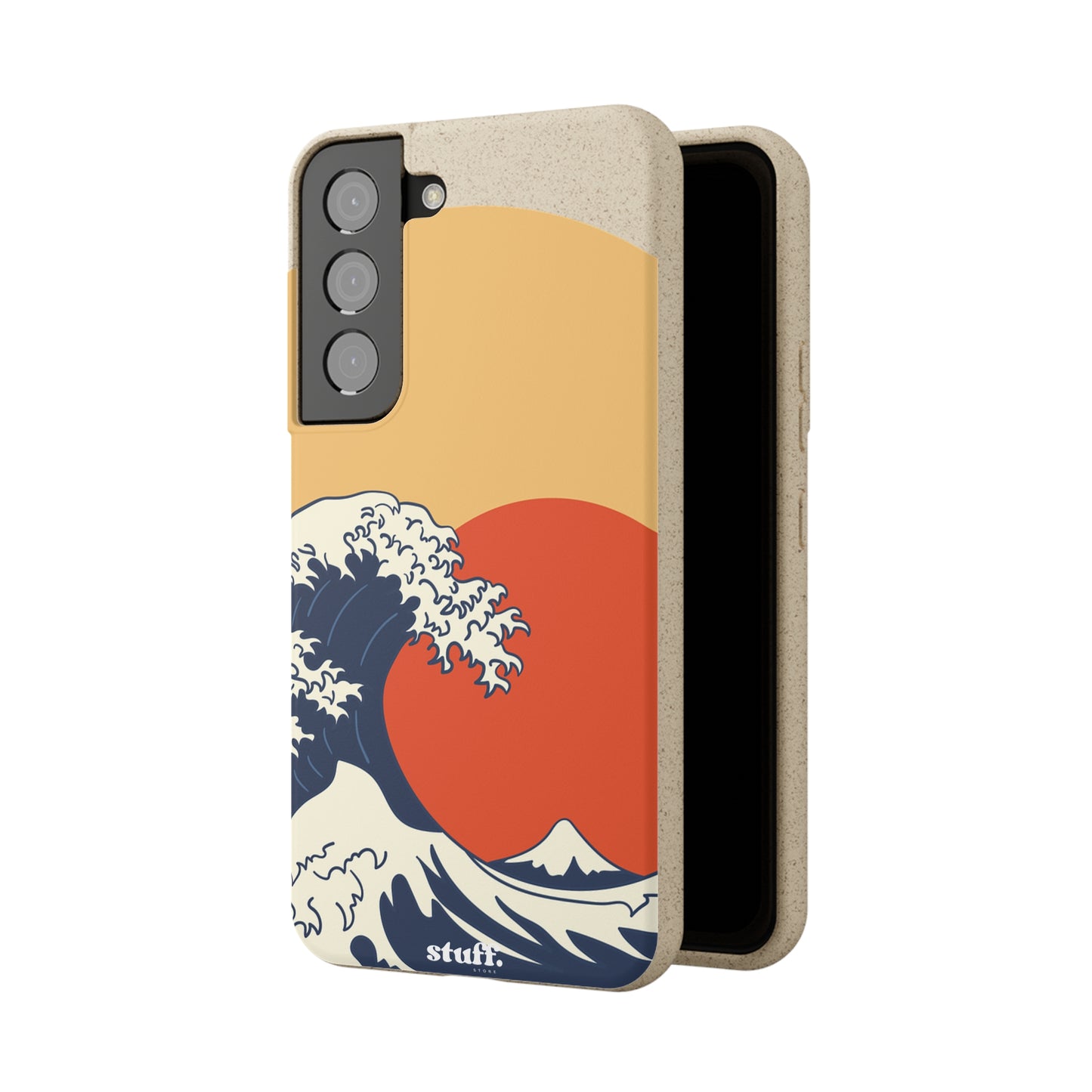 La Grande Vague | biodegradable shell in bamboo and bioplastic - inspired by Japanese art