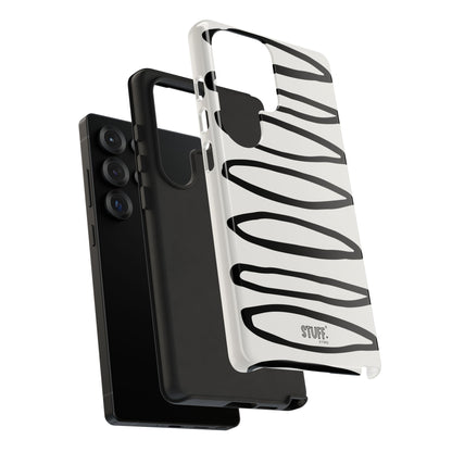 Loopy Case | Coque résistante double protection - Motif cercles abstraits