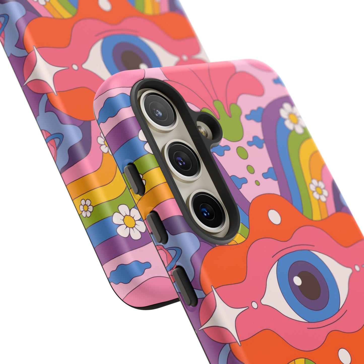 Psych Case | Coque résistante double protection avec Design Psychédélique coloré