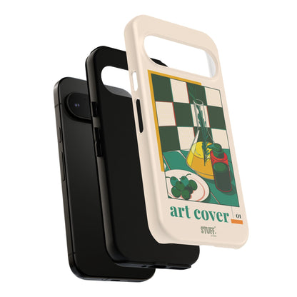 Olio d'Amore Case | Coque résistante double protection avec Design artistique Rétro