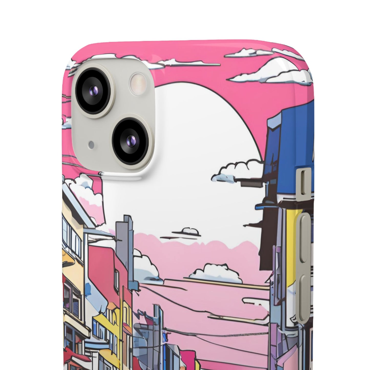 Pop Art Sunset | Coque snap légère et résistante inspiration Lichtenstein