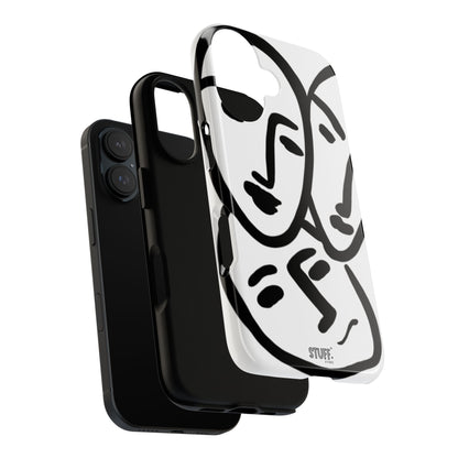 Les Trois Visages | Coque résistante double protection — inspiration Matisse