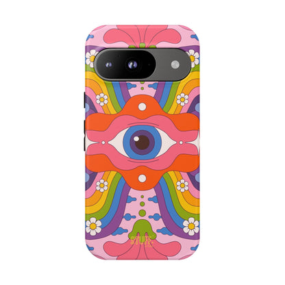 Psych Case | Coque résistante double protection avec Design Psychédélique coloré