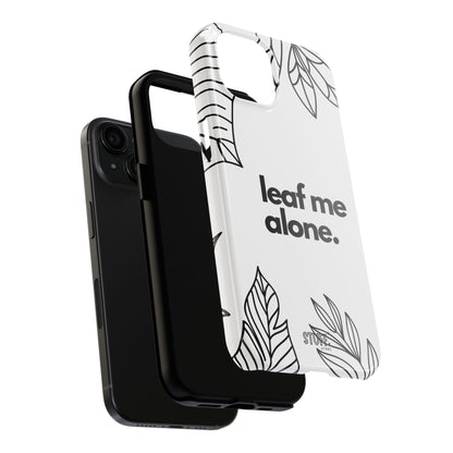 Leaf Me Case | Coque résistante double protection avec design minimaliste