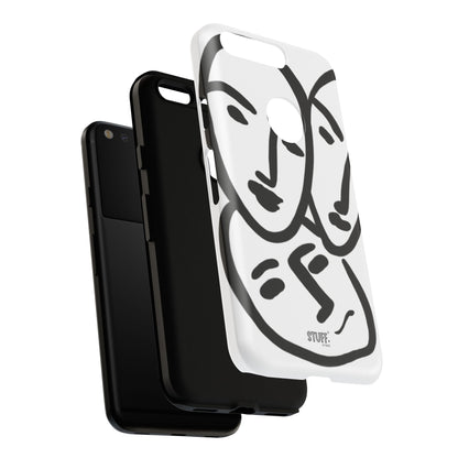 Les Trois Visages | Coque résistante double protection — inspiration Matisse