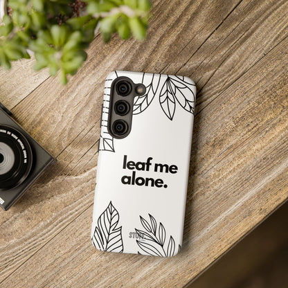 Leaf Me Case | Coque résistante double protection avec design minimaliste