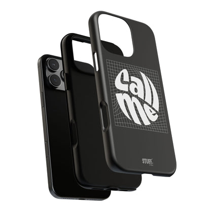 Call Me Case | Coque résistante double protection - Noir Effet Mat