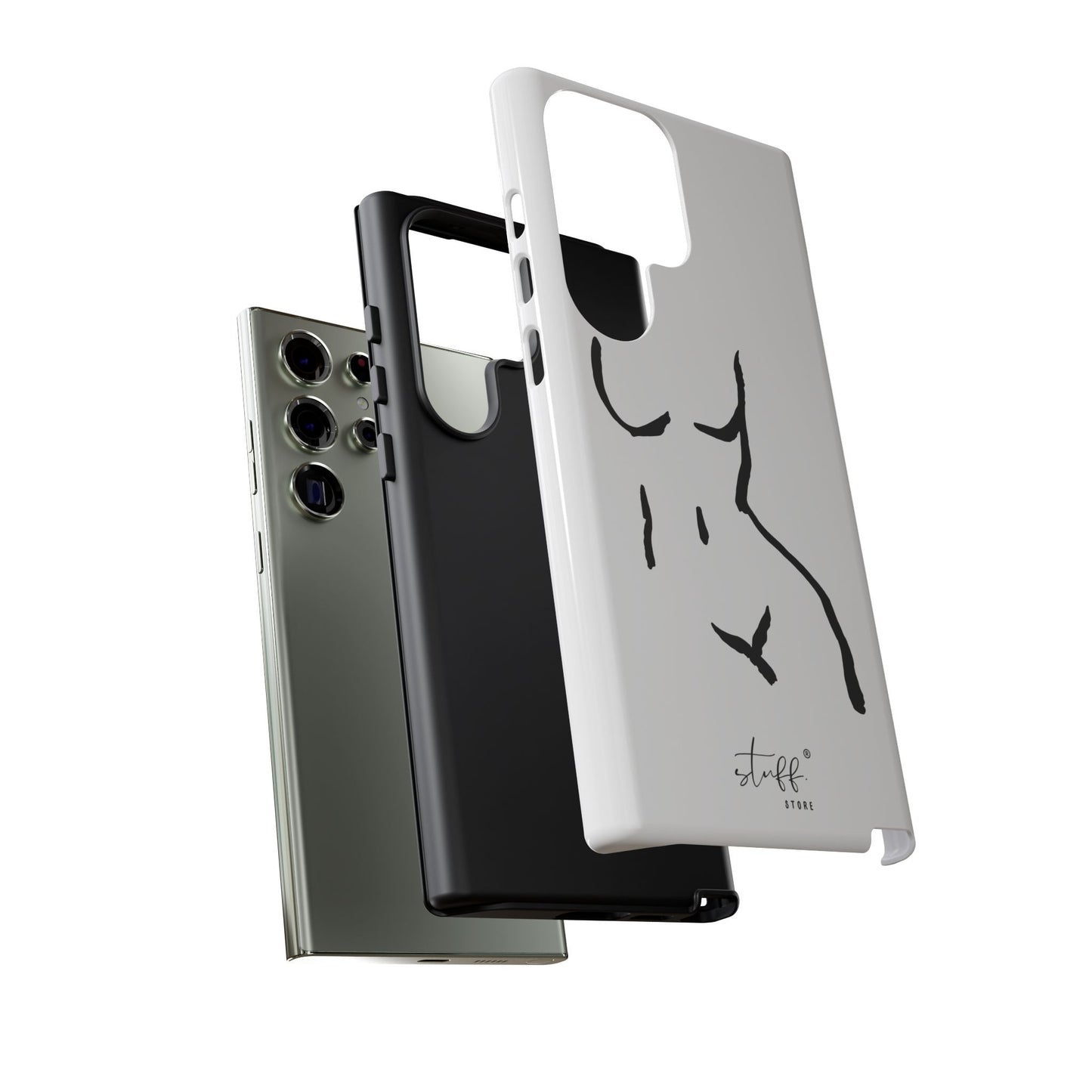 The Curve Case | Resistant double protection shell with Minimalist Design by Women