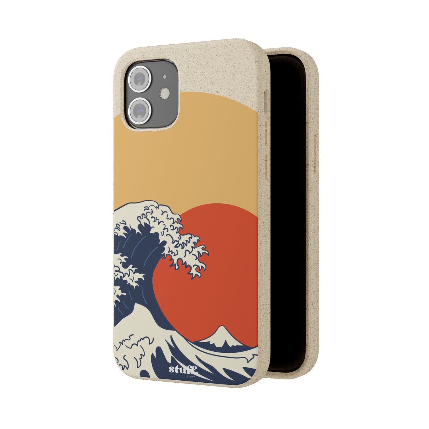 La Grande Vague | biodegradable shell in bamboo and bioplastic - inspired by Japanese art