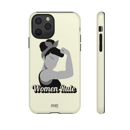 Women Rule Case | Coque résistante double protection avec Design Féministe inspirant