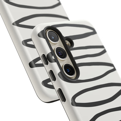 Loopy Case | Coque résistante double protection - Motif cercles abstraits