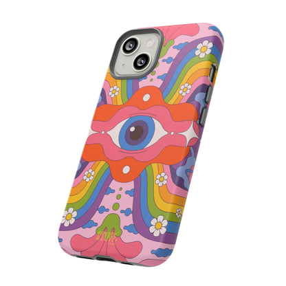 Psych Case | Coque résistante double protection avec Design Psychédélique coloré