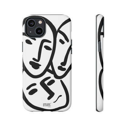 Les Trois Visages | Coque résistante double protection — inspiration Matisse