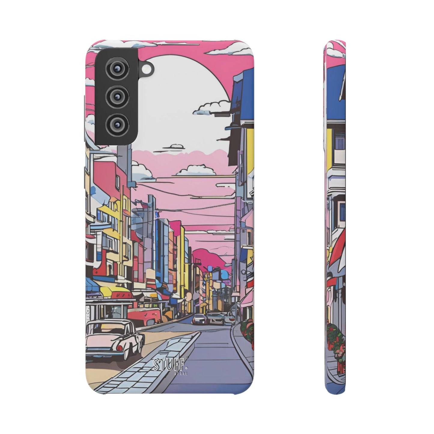Pop Art Sunset | Coque snap légère et résistante inspiration Lichtenstein
