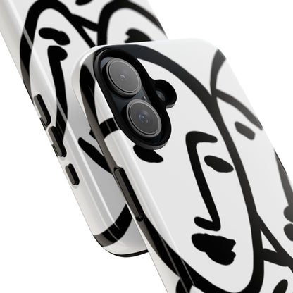 Les Trois Visages | Coque résistante double protection — inspiration Matisse