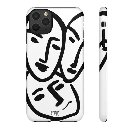 Les Trois Visages | Coque résistante double protection — inspiration Matisse