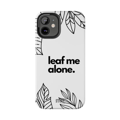 Leaf Me Case | Coque résistante double protection avec design minimaliste