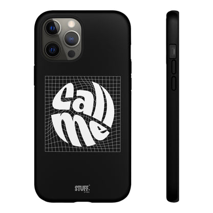 Call Me Case | Coque résistante double protection - Noir Effet Mat