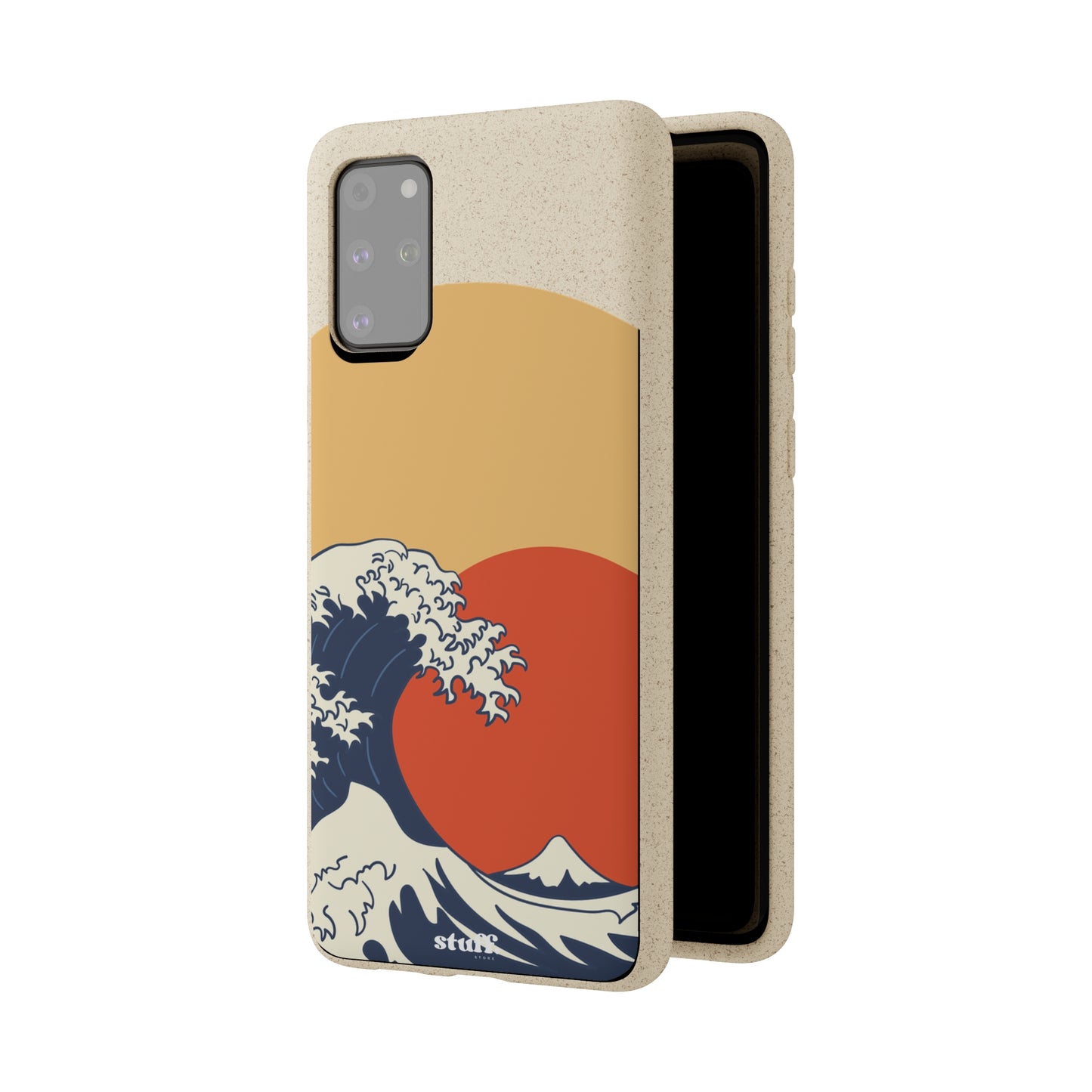 La Grande Vague | biodegradable shell in bamboo and bioplastic - inspired by Japanese art