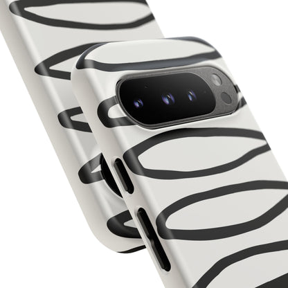 Loopy Case | Coque résistante double protection - Motif cercles abstraits