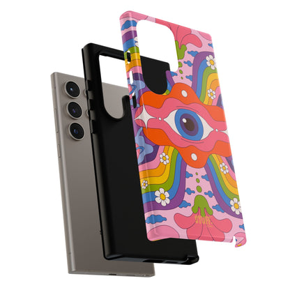 Psych Case | Coque résistante double protection avec Design Psychédélique coloré