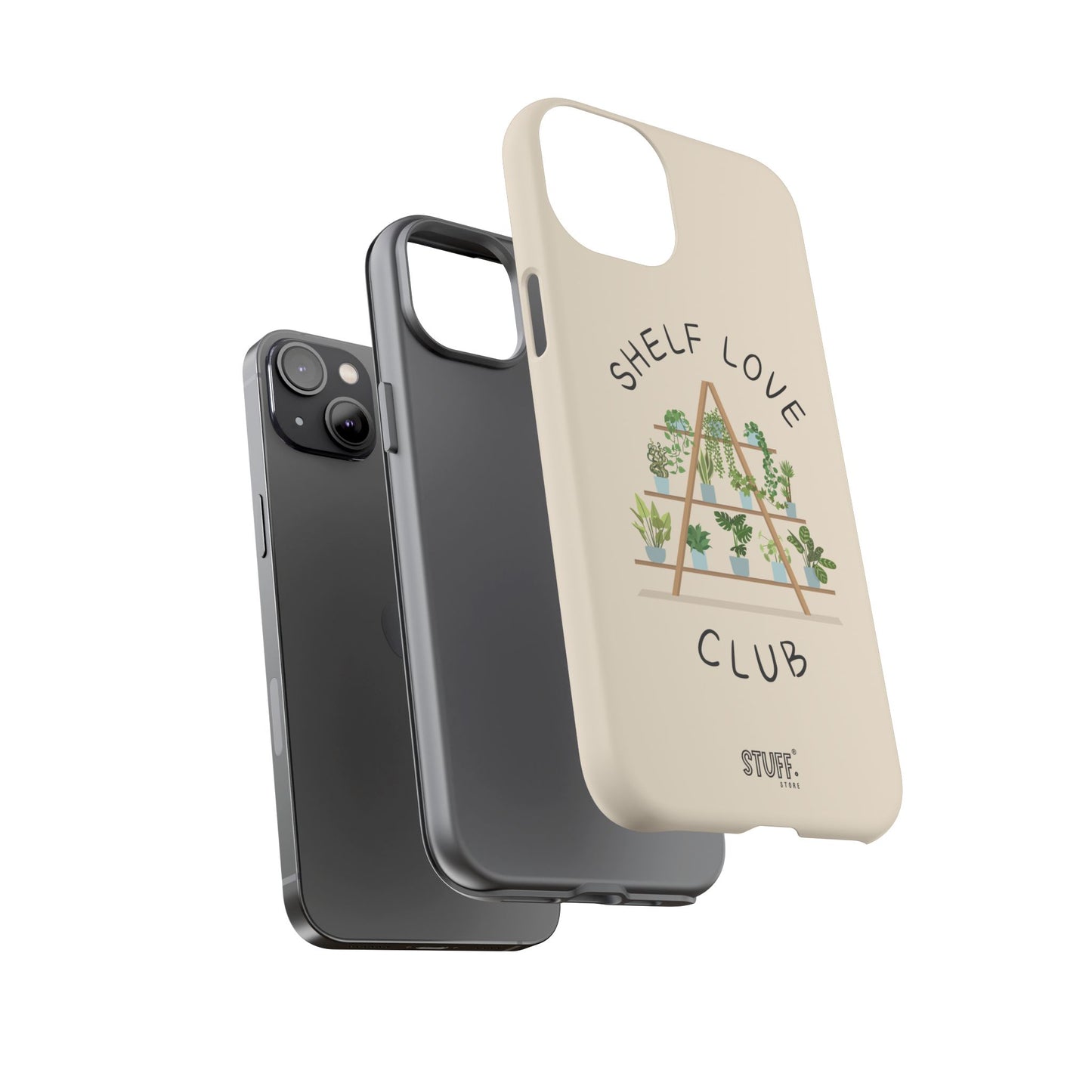Shelf Love Club – Coque résistante à double protection | Parfaite pour les amoureux des plantes