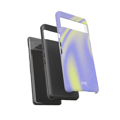 Vibrant Case | Coque résistante double protection anti-choc - Violet & Jaune