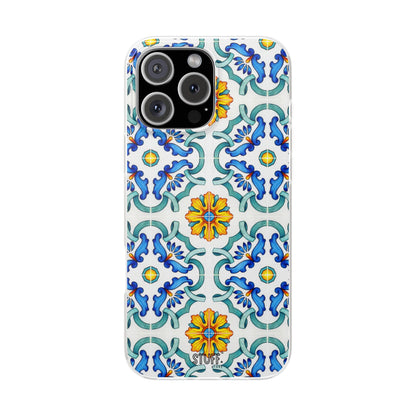 Mediterranea Case | Coque flexible et légère — Motif mosaïque méditerrannéen