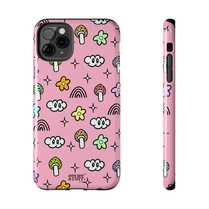 Pixie Case | Coque résistante double protection | Pixie Collection - Pink Matte Effect