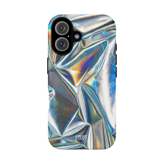 Metallic Case | Coque résistante double protection anti-choc - Effet Métallique