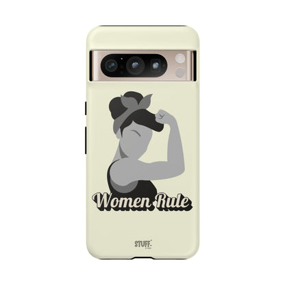 Women Rule Case | Coque résistante double protection avec Design Féministe inspirant