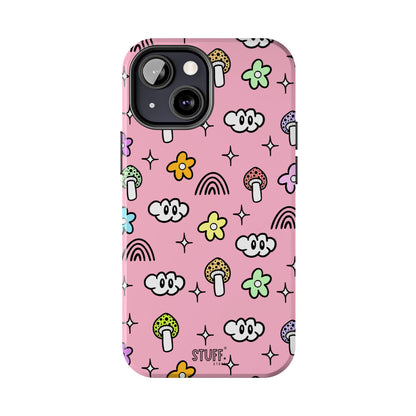 Pixie Case | Coque résistante double protection | Pixie Collection - Pink Matte Effect
