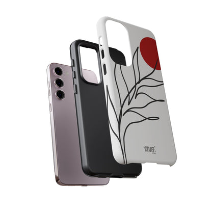 Red Sun Case | Coque résistante double protection avec Design Minimaliste