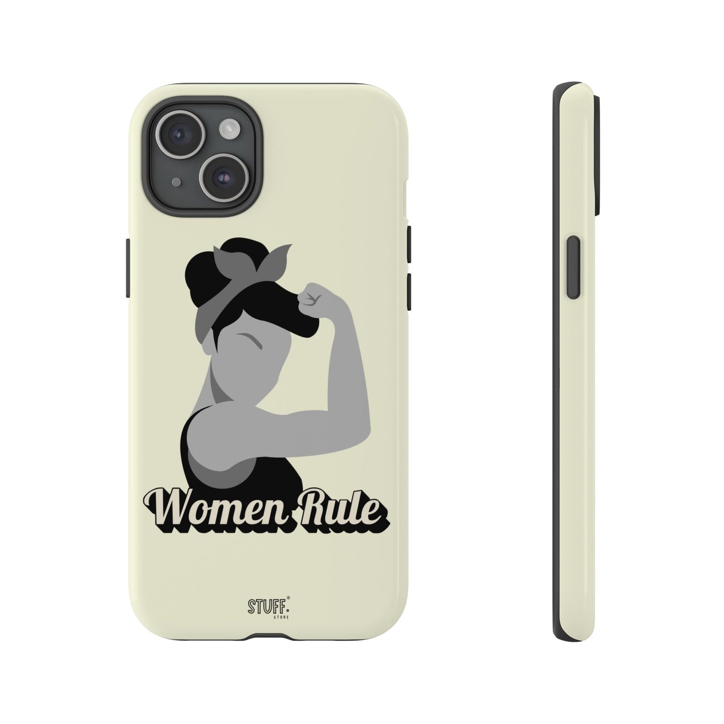 Women Rule Case | Coque résistante double protection avec Design Féministe inspirant