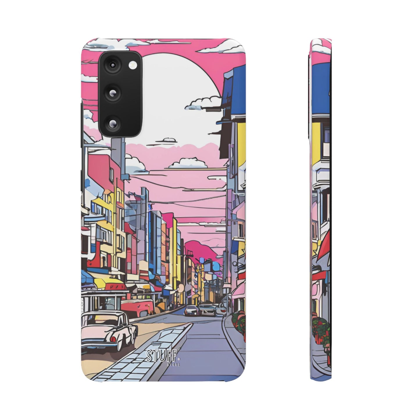 Pop Art Sunset | Coque snap légère et résistante inspiration Lichtenstein