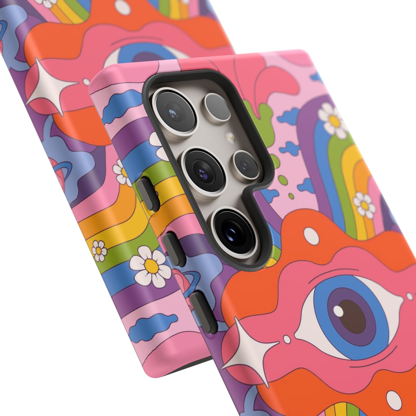 Psych Case | Coque résistante double protection avec Design Psychédélique coloré